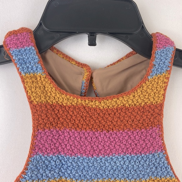 TULAROSA Corin Bikini Top in Pastel Stripped Size S - Picture 6 of 8